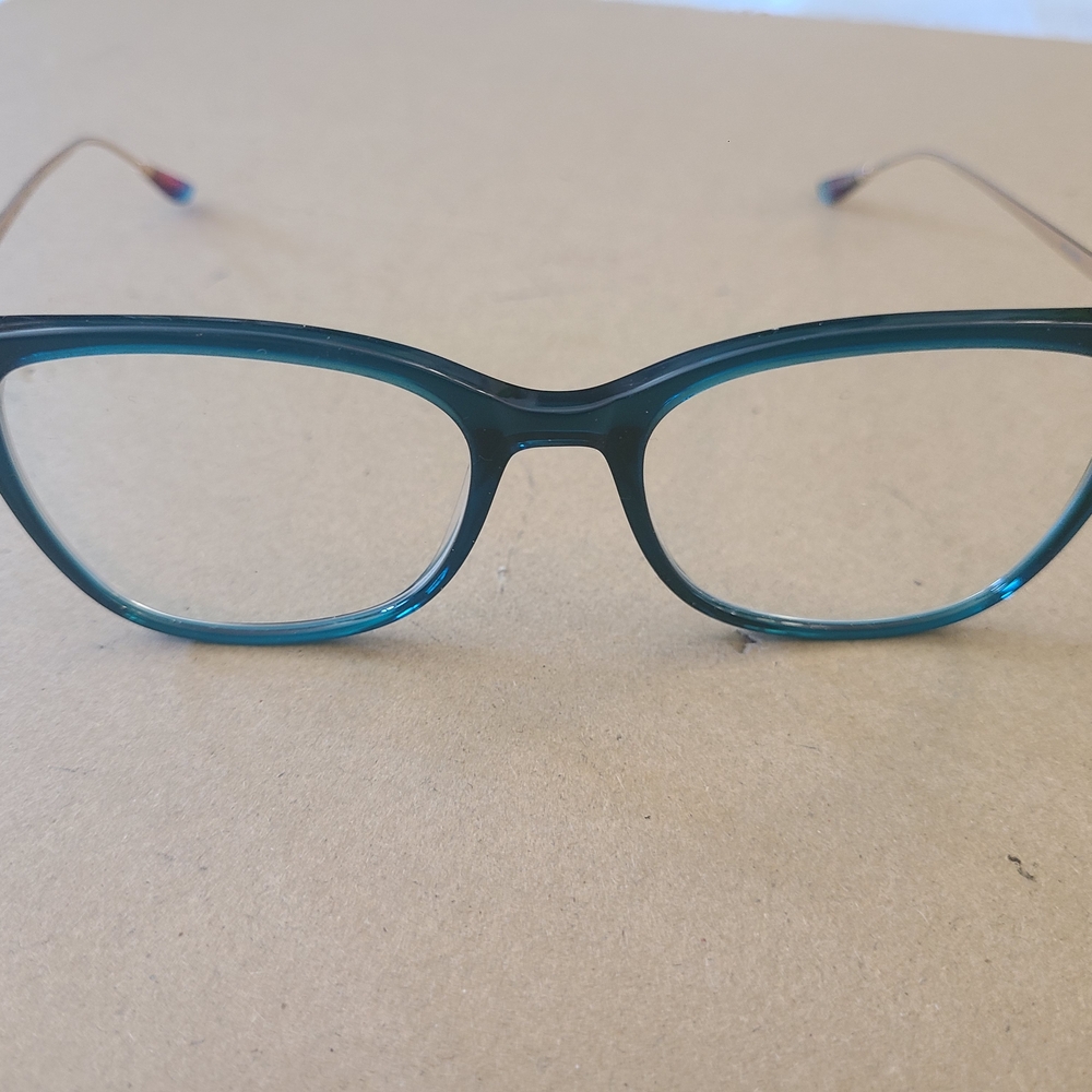 Christian Siriano Noelle Stylish Teal Eyeglasses 53 18 140